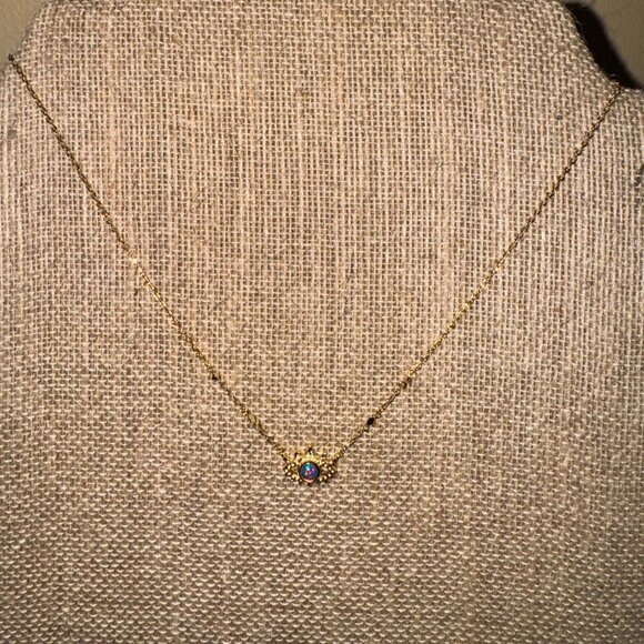 Kendra Scott “Elisa” Pendant Necklace – Rose Gold Drusy - Picture 4 of 4